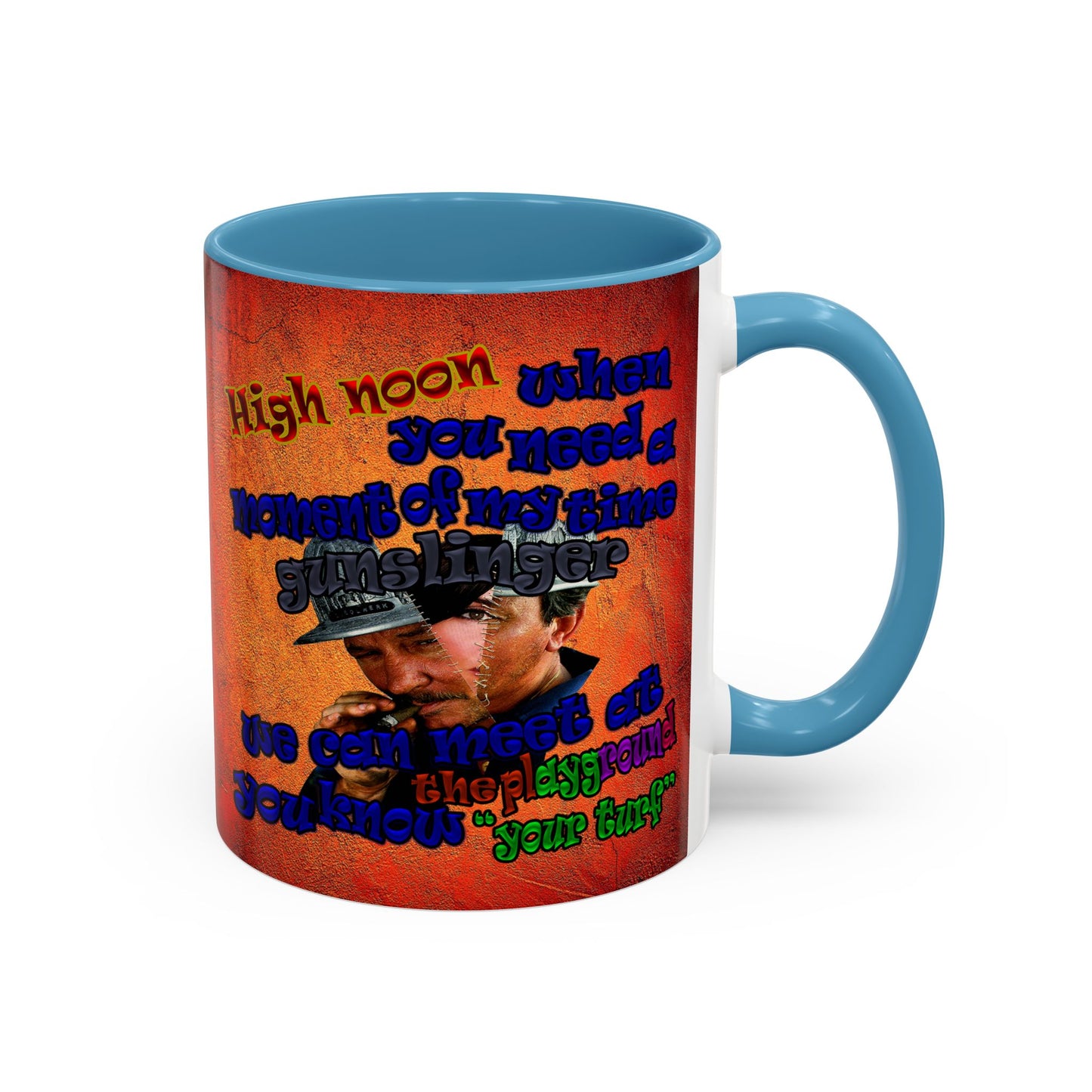 high noon - Accent Mug (burnt orange)