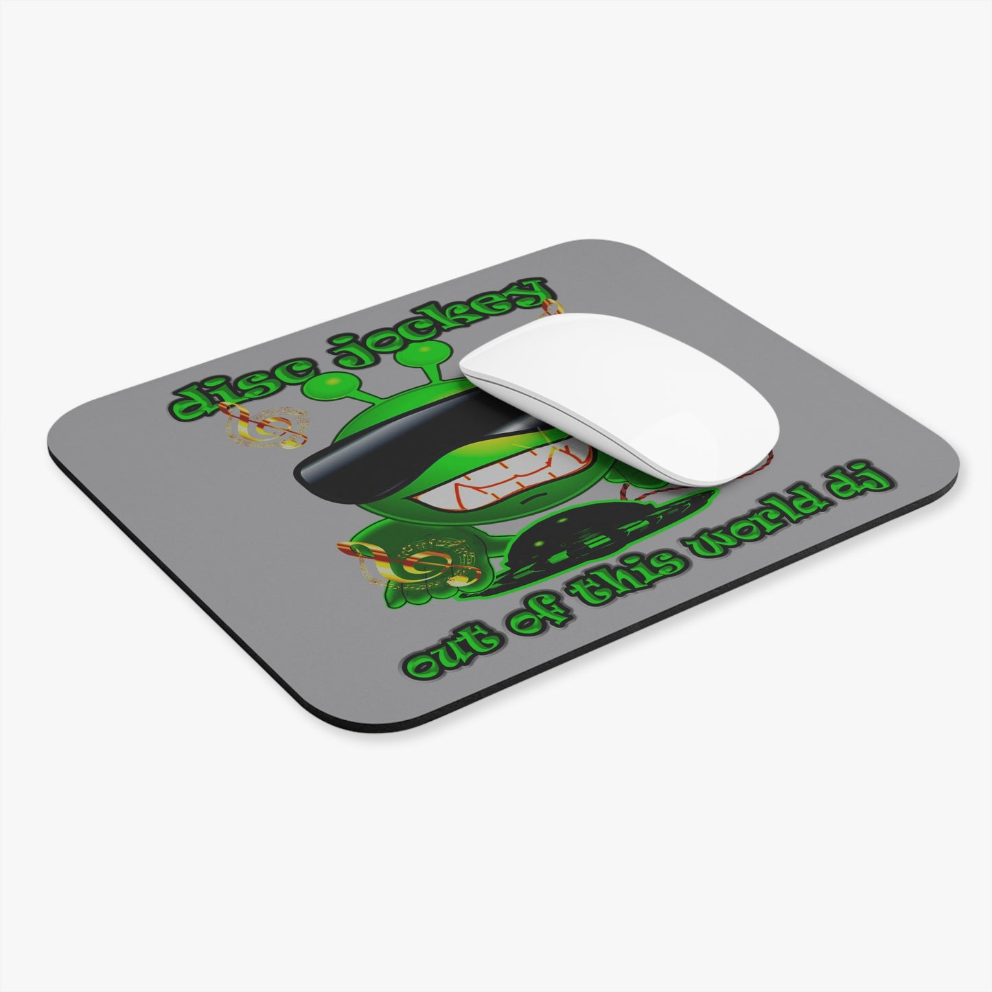 disc jockey - Mouse Pad (Rectangle) (grey)