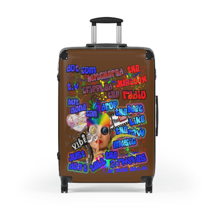 drop the beat - Suitcase (brown)