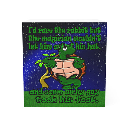 turtle race - note cube ('snoops' background)