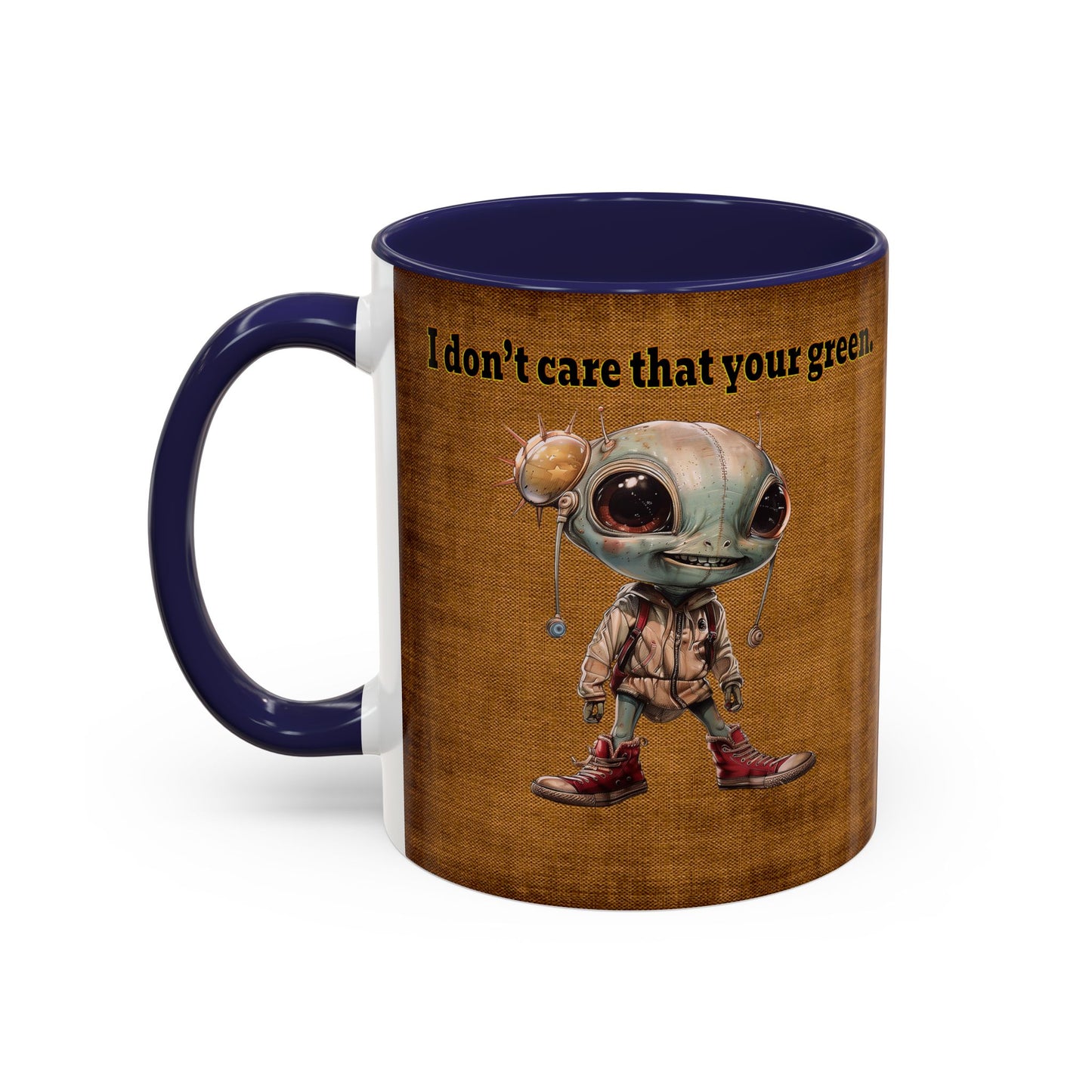 I don't care that your grey - Accent Mug (brown papyrus)