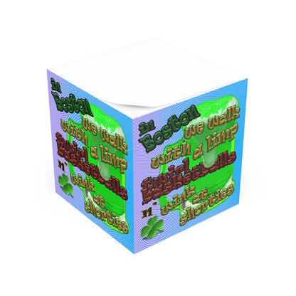 celtic's logo - note cube (light blue-purple wave)