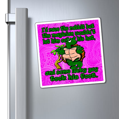 turtle race - Magnets - (pink swirl)