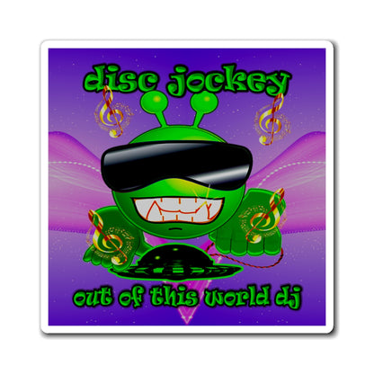 disc jockey - Magnets - (purple-pink wave)
