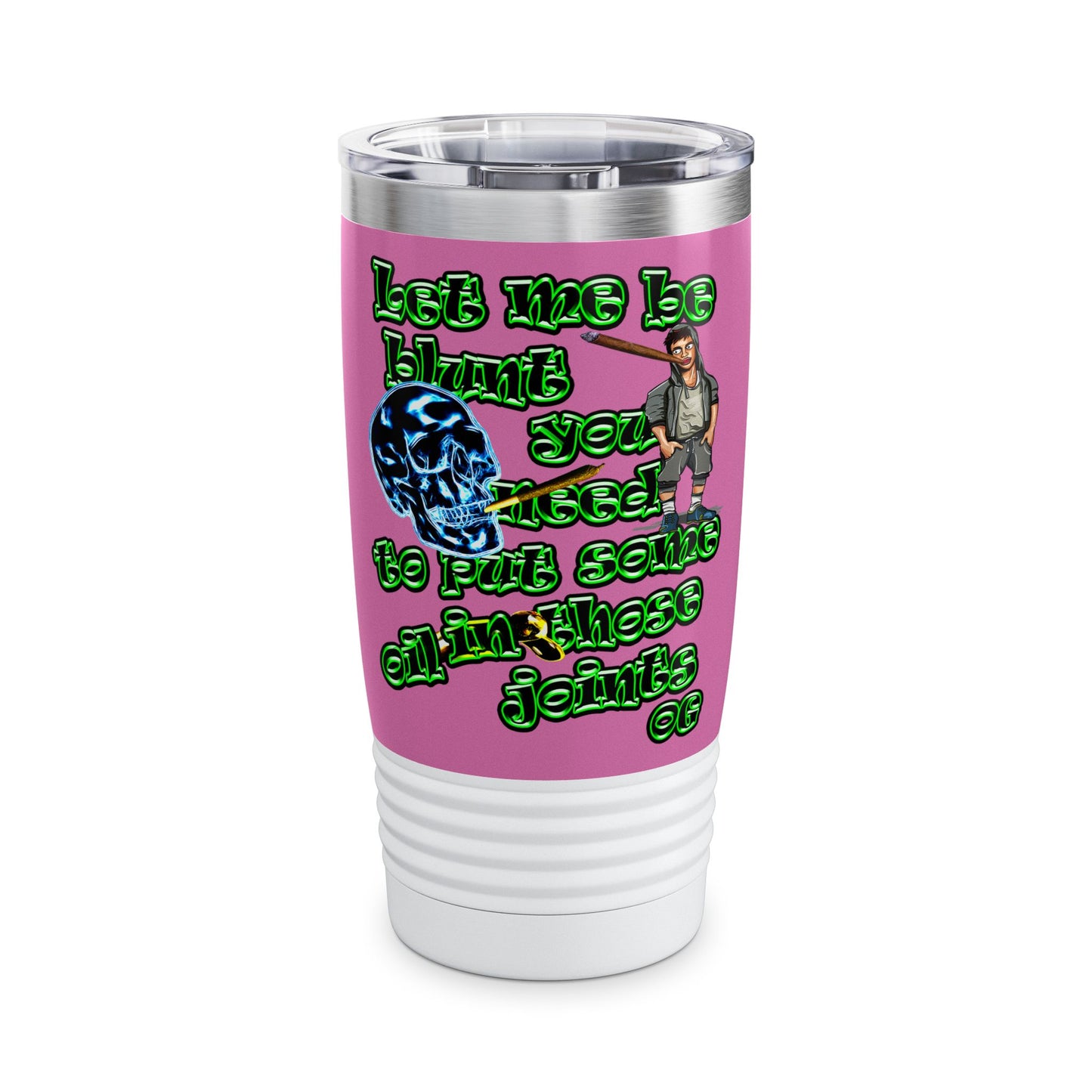 og - Ringneck Tumbler, 20oz (light pink)