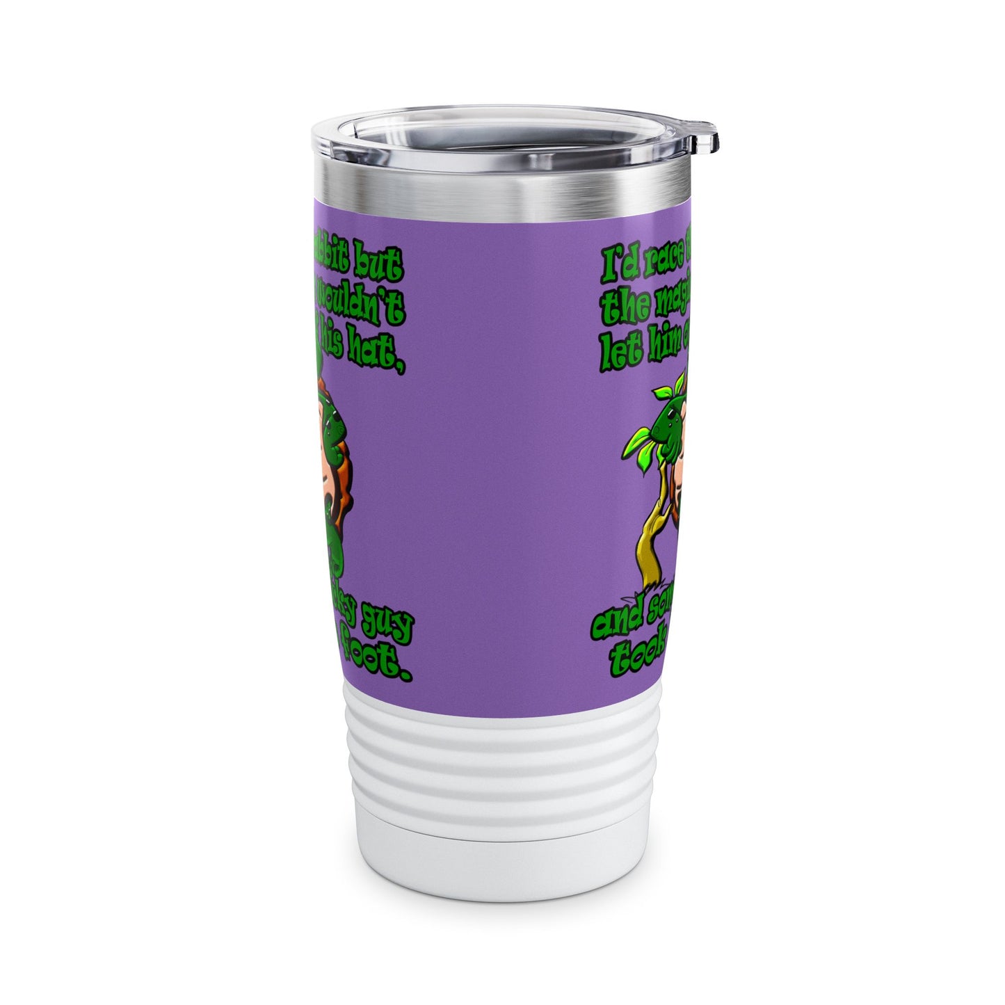 turtle race - Ringneck Tumbler, 20oz (light purple)