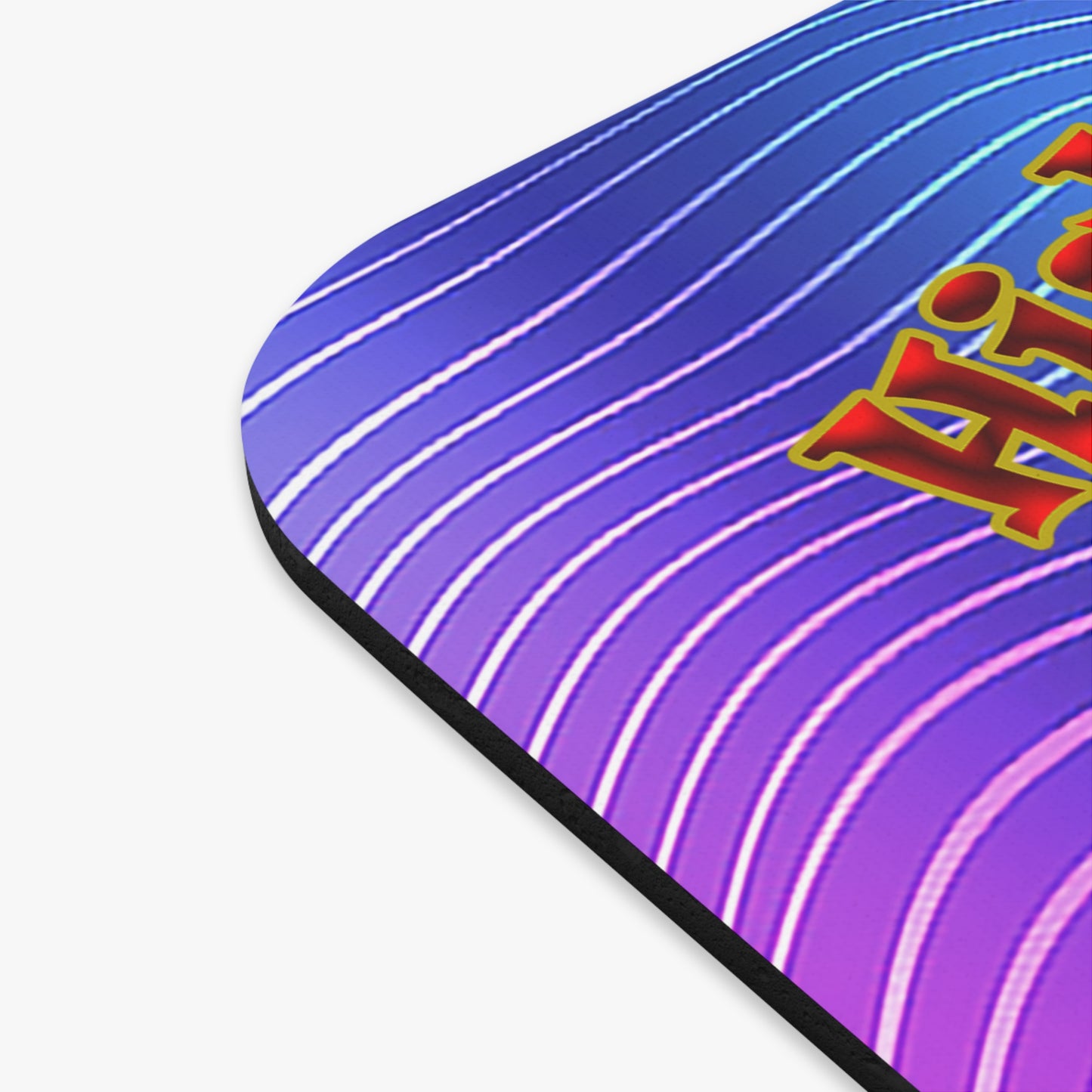 high noon - Mouse Pad (Rectangle) (purple wave)