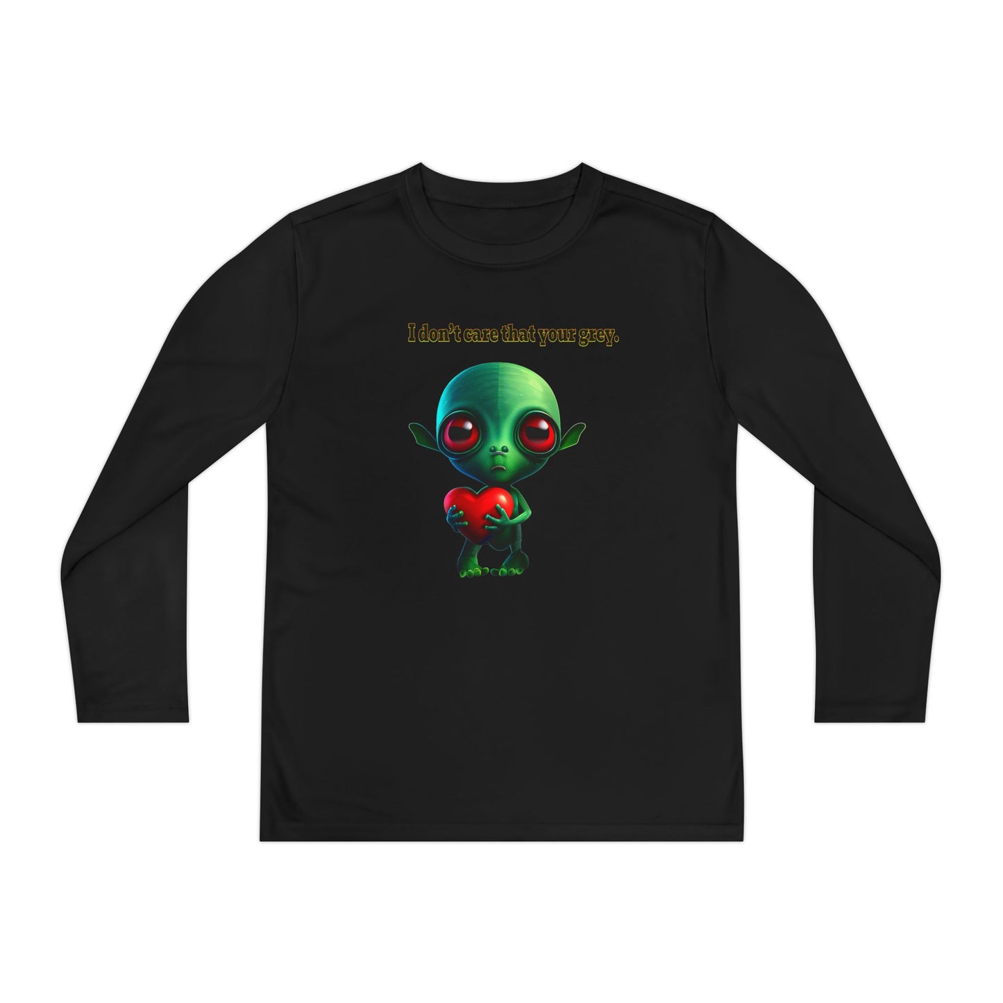 I don't care that your grey - Youth Long Sleeve Competitor Tee