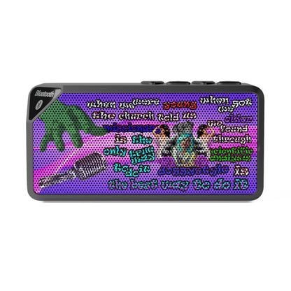 doggystyle - Jabba Bluetooth Speaker (purple-pink wave)