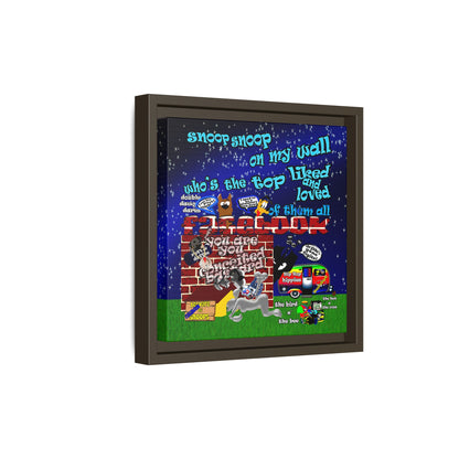 snoops - framed canvas art