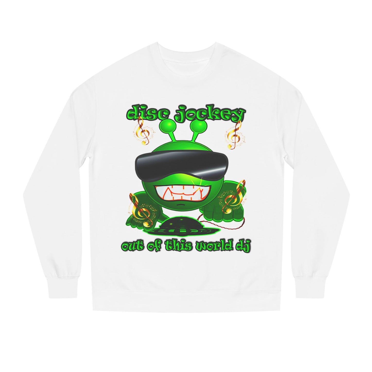 disc jockey - Unisex Crew Neck Sweatshirt