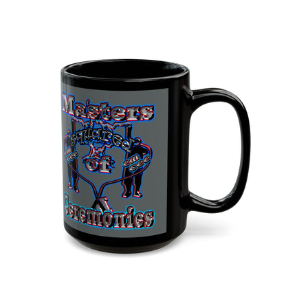 em cee squared - Black Mug (dark grey)