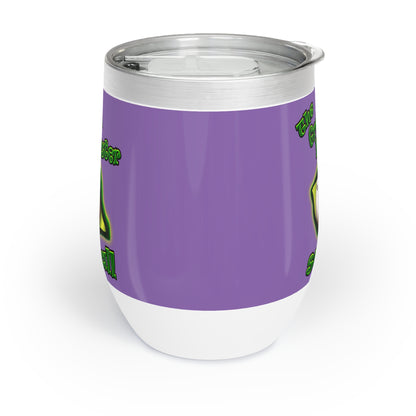green monster - Chill Wine Tumbler (light purple)