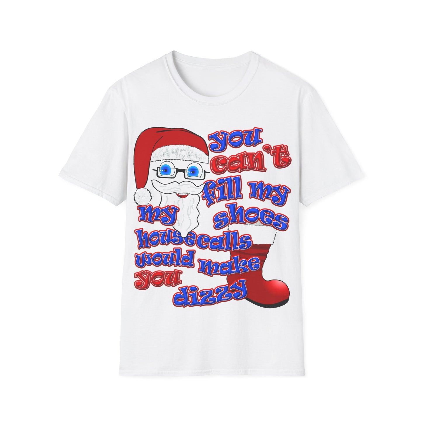 santa's shoes - Unisex Softstyle T-Shirt