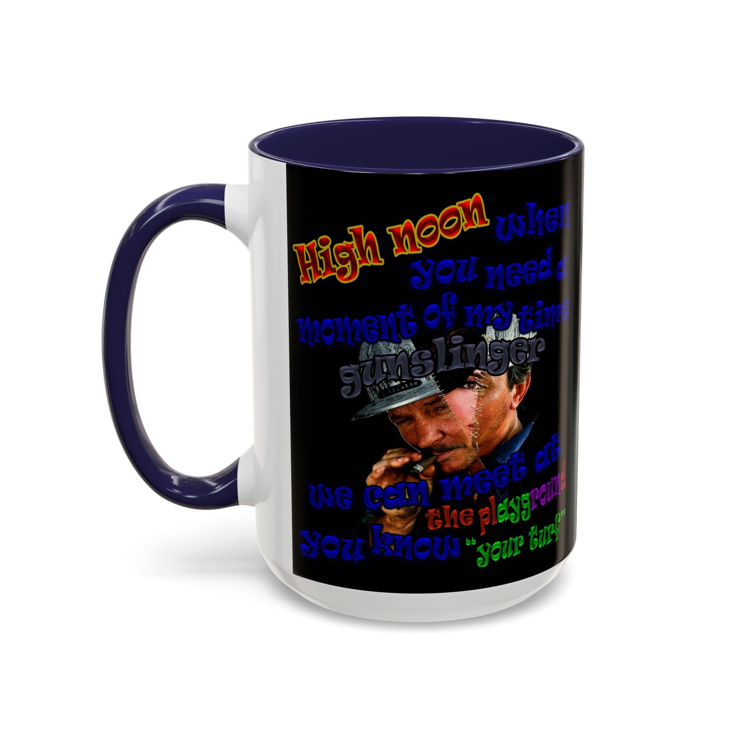 high noon - Accent Mug (black)