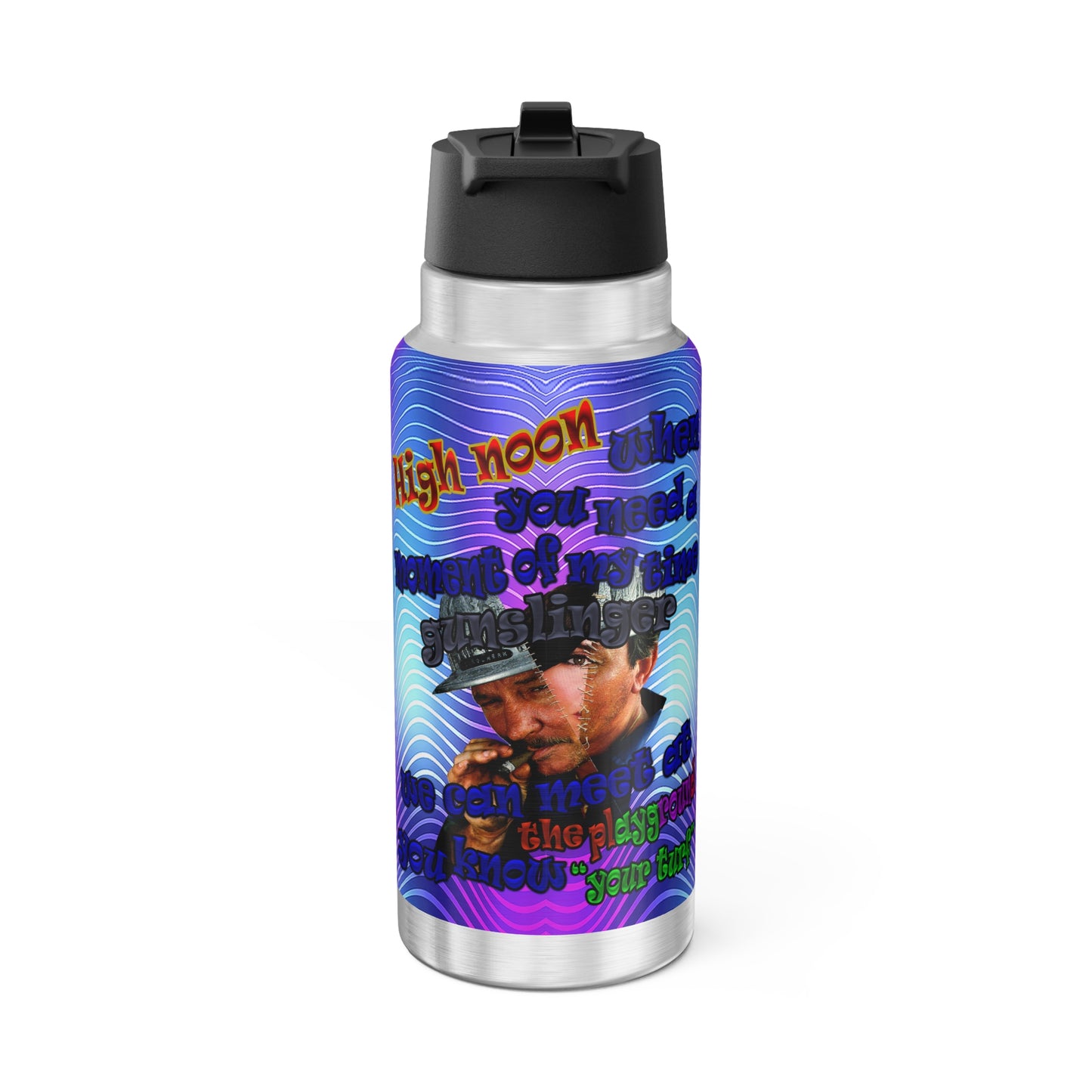 high noon - Gator Tumbler, 32oz  (purple wave)