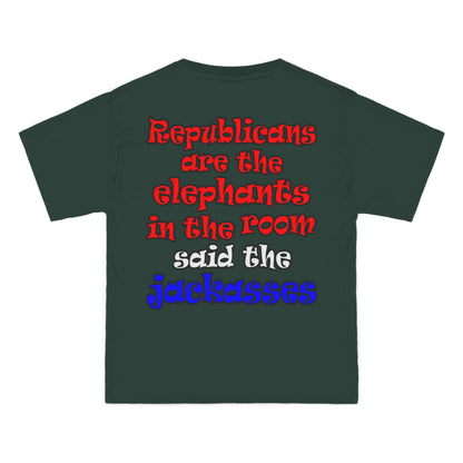 donkeys and elephants - Beefy-T®  Short-Sleeve T-Shirt