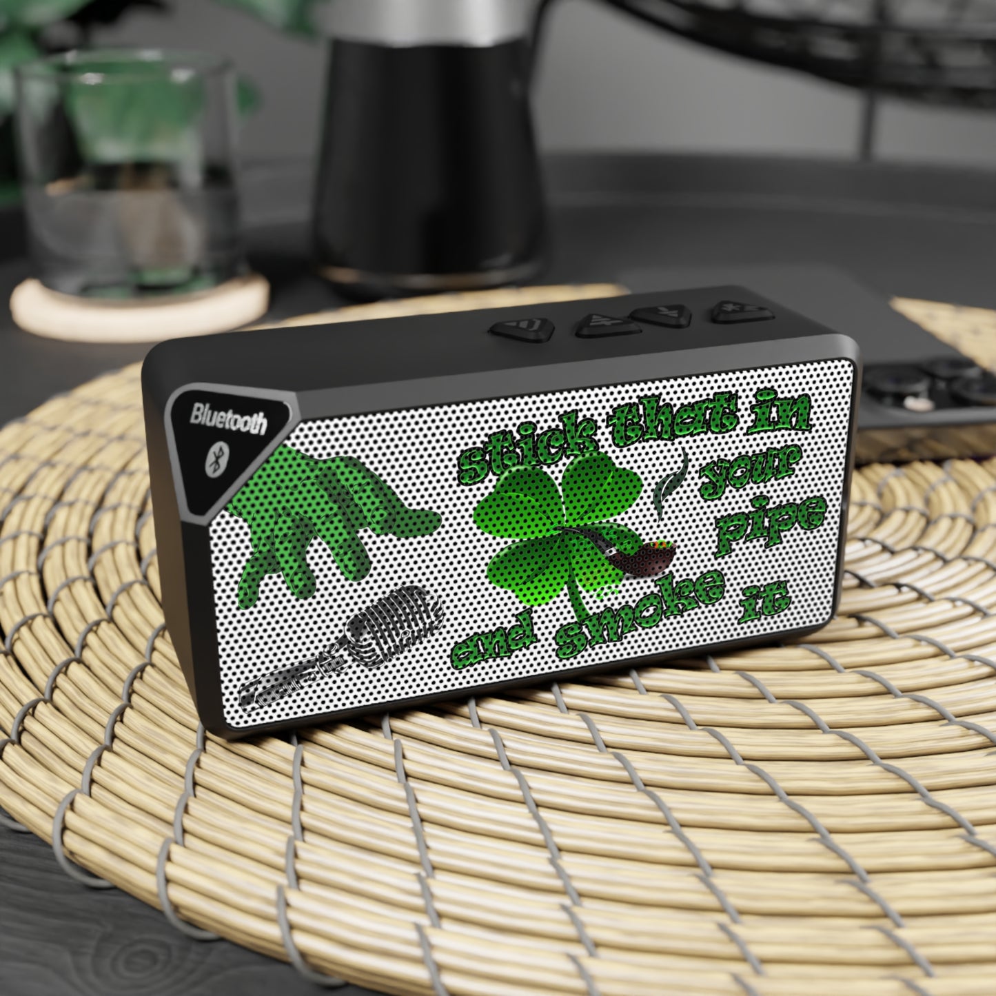 stick that in your pipe and smoke it - Jabba Bluetooth Speaker (white)