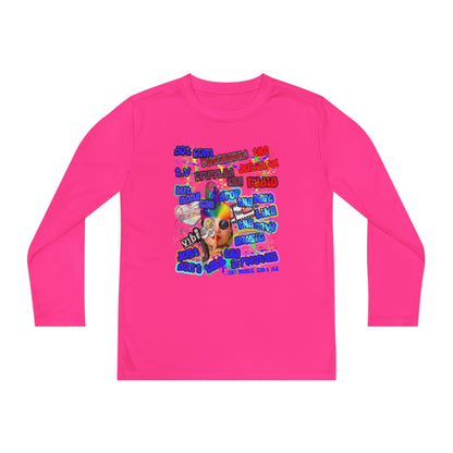 drop the beat - Youth Long Sleeve Competitor Tee