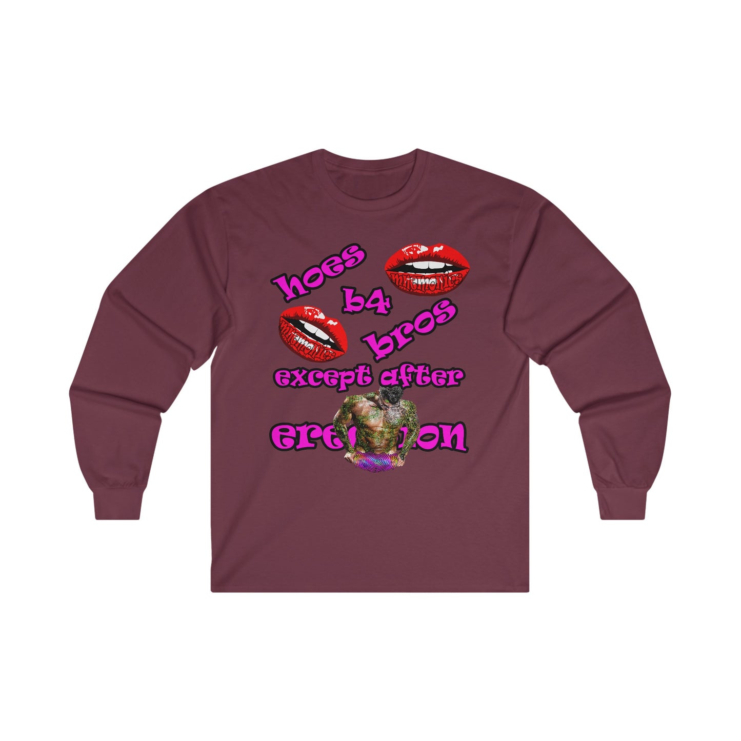 hoes b4 bros - Ultra Cotton Long Sleeve Tee