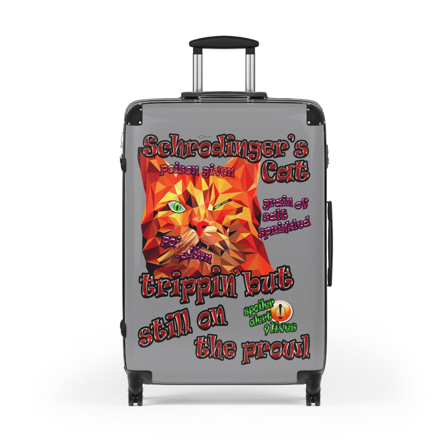 schrodinger's cat - Suitcase (grey)