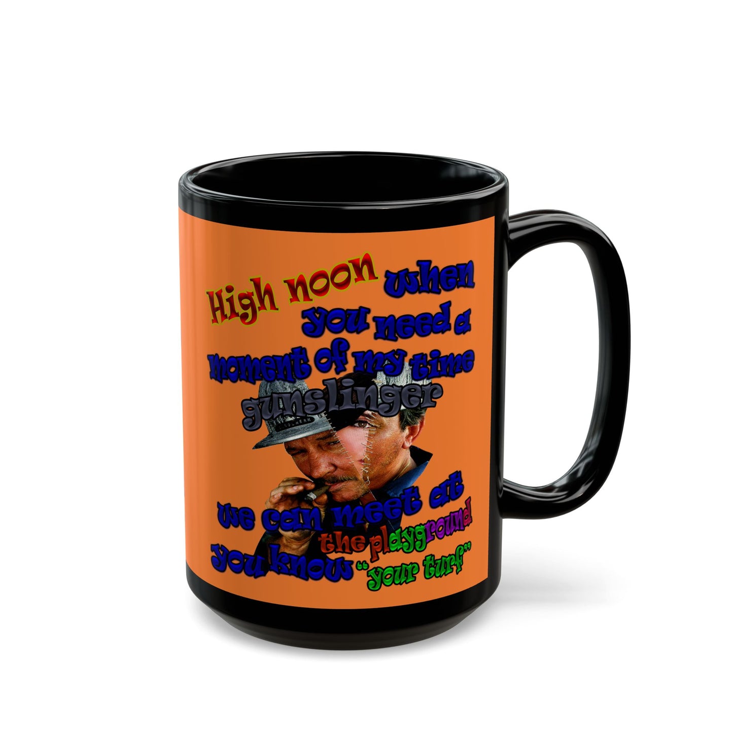 high noon - Black Mug (crusta)
