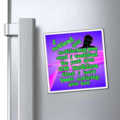 noticed you noticing - Magnets - (purple-pink wave)