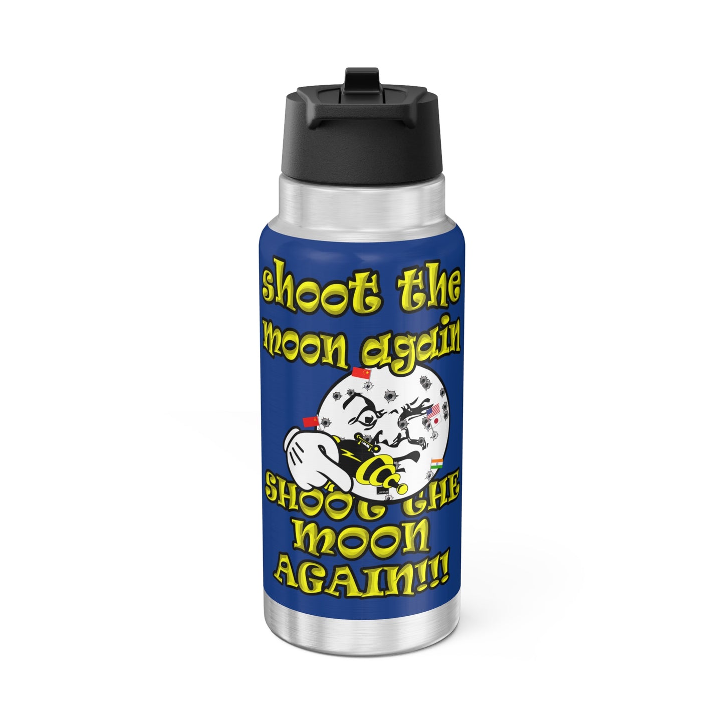 shoot the moon again - Gator Tumbler, 32oz (dark blue)