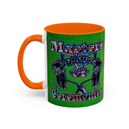 em cee squared - Accent Mug (green turf)