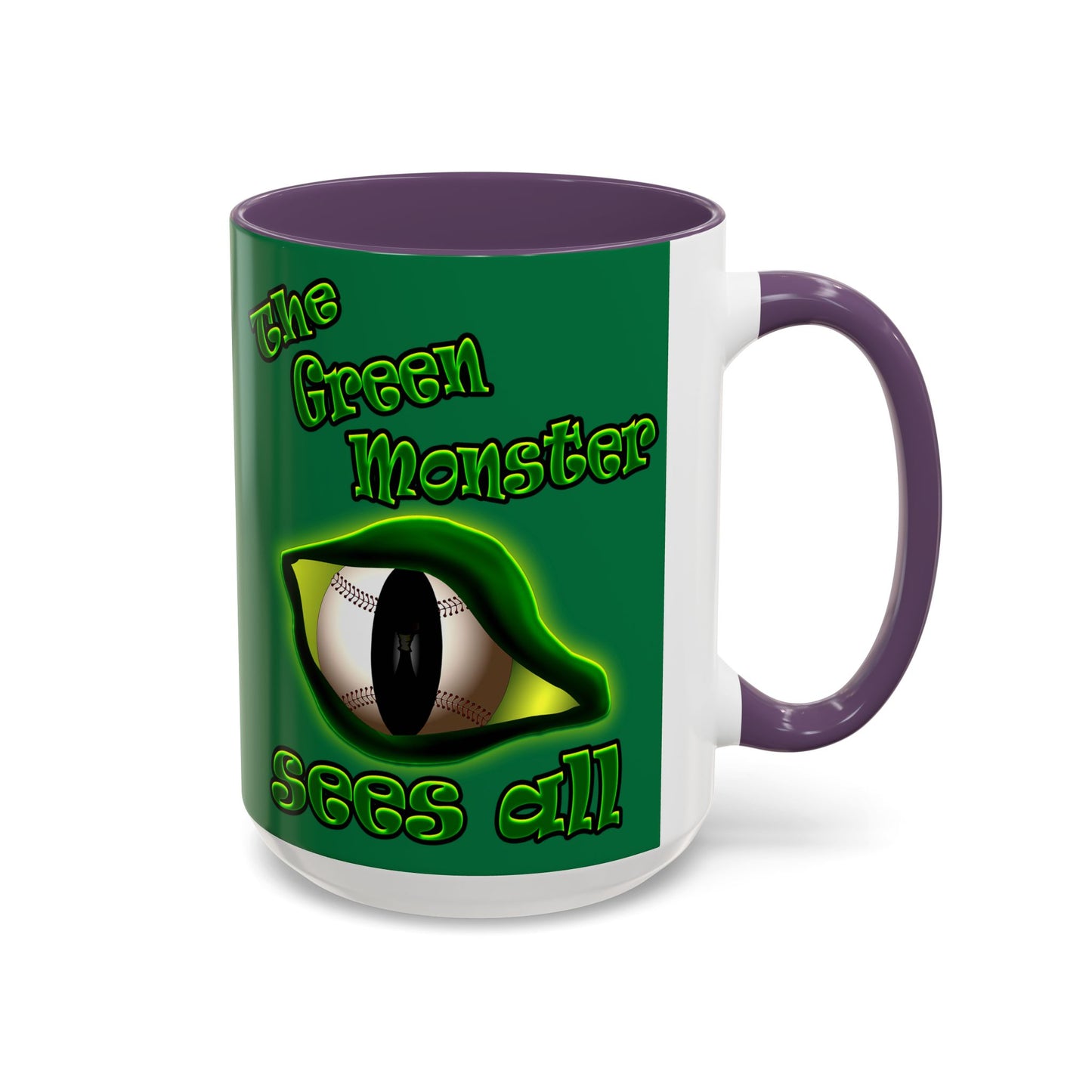 green monster - Accent Mug (dark green)