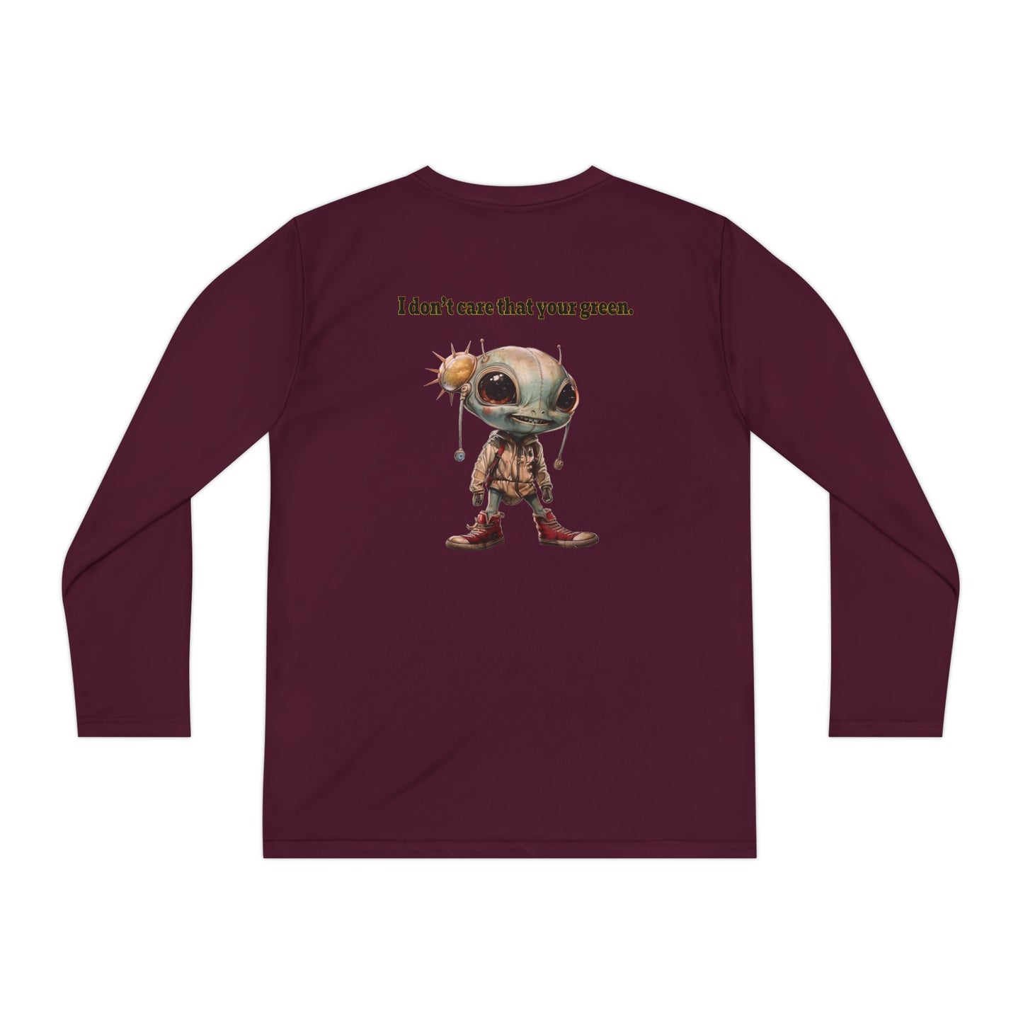 I don't care that your grey - Youth Long Sleeve Competitor Tee