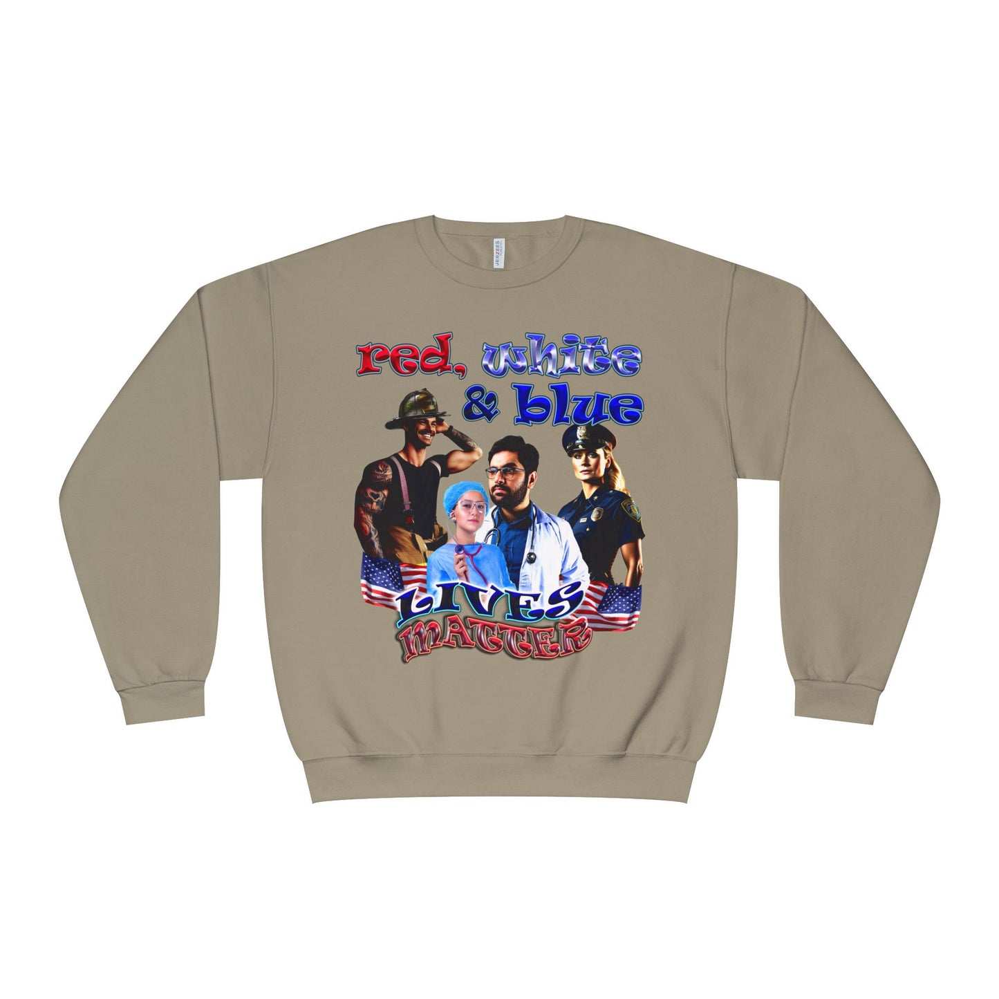 rw&b lives matter - Unisex NuBlend® Crewneck Sweatshirt