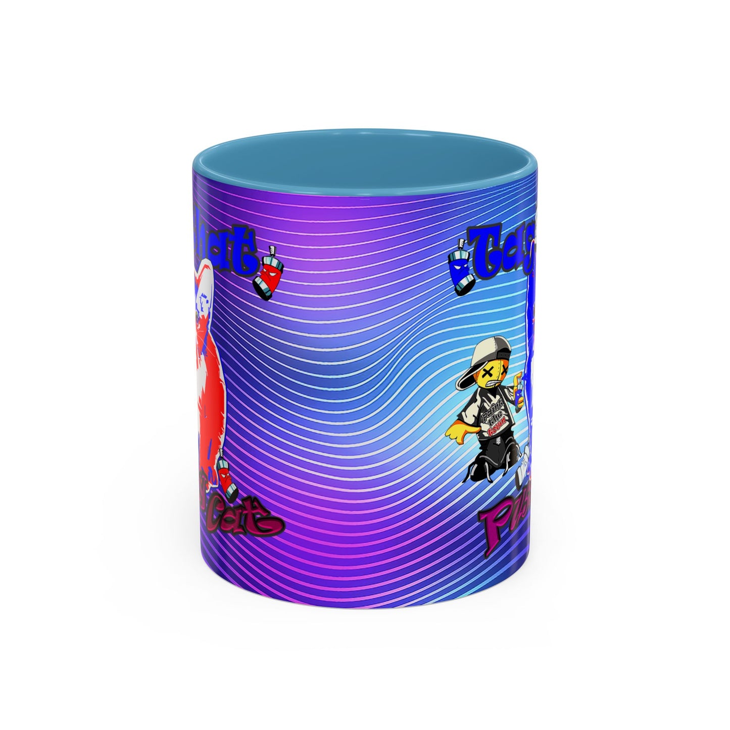 tag that - Accent Mug (purple wave)