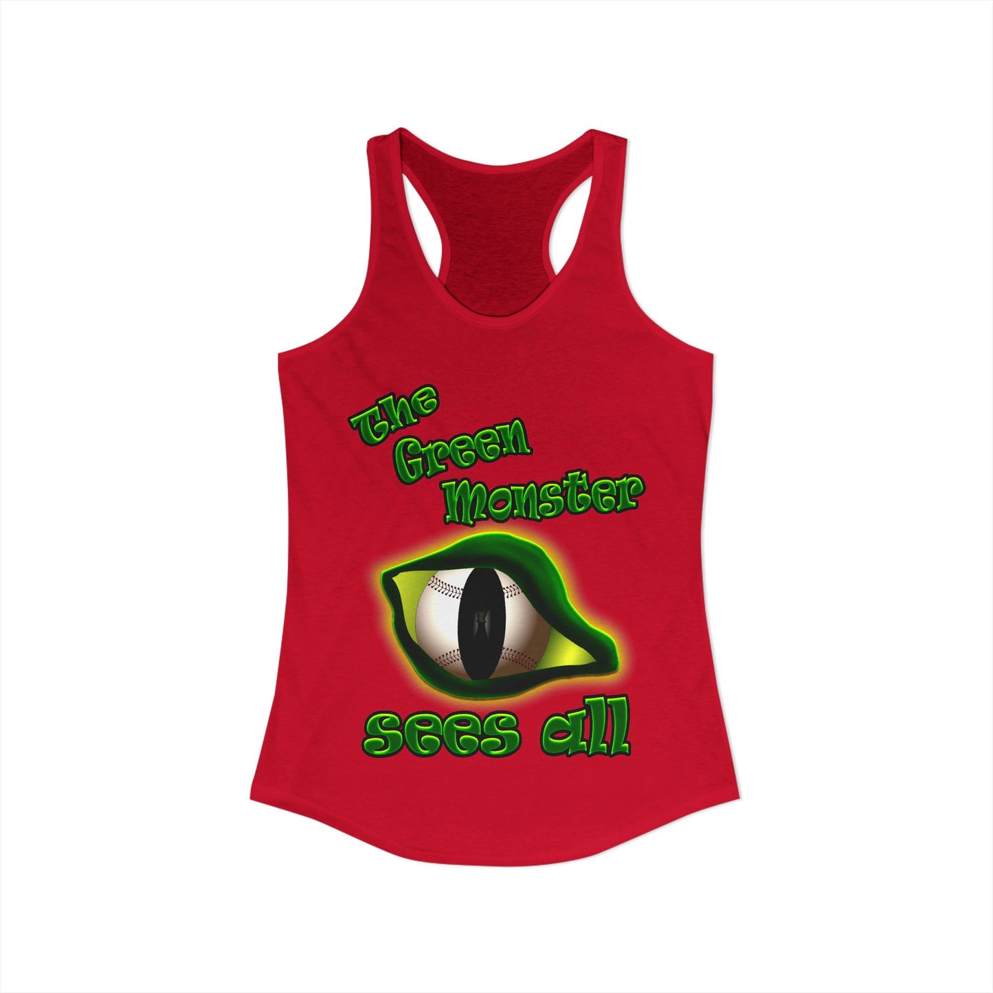 green monster - Women's Ideal Racerback Tank