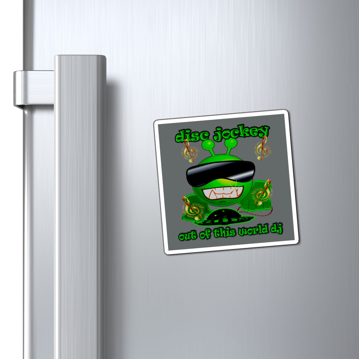 disc jockey - Magnets - (dark grey)