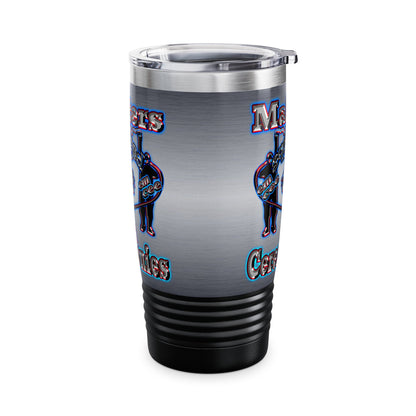 em cee squared - Ringneck Tumbler, 20oz (brushed nickel)