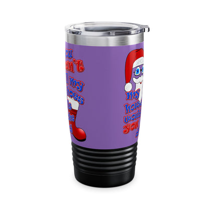 santa's shoes - Ringneck Tumbler, 20oz (light purple)