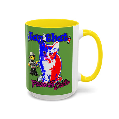 tag that - Accent Mug (green)