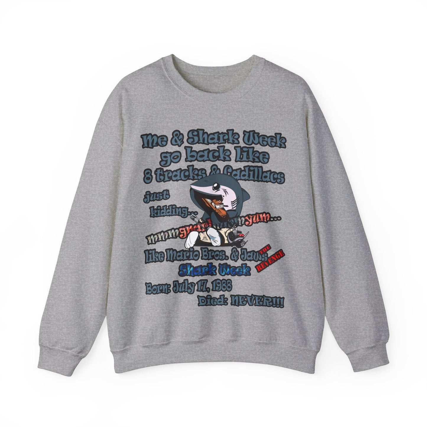 shark week - Unisex Heavy Blend™ Crewneck Sweatshirt