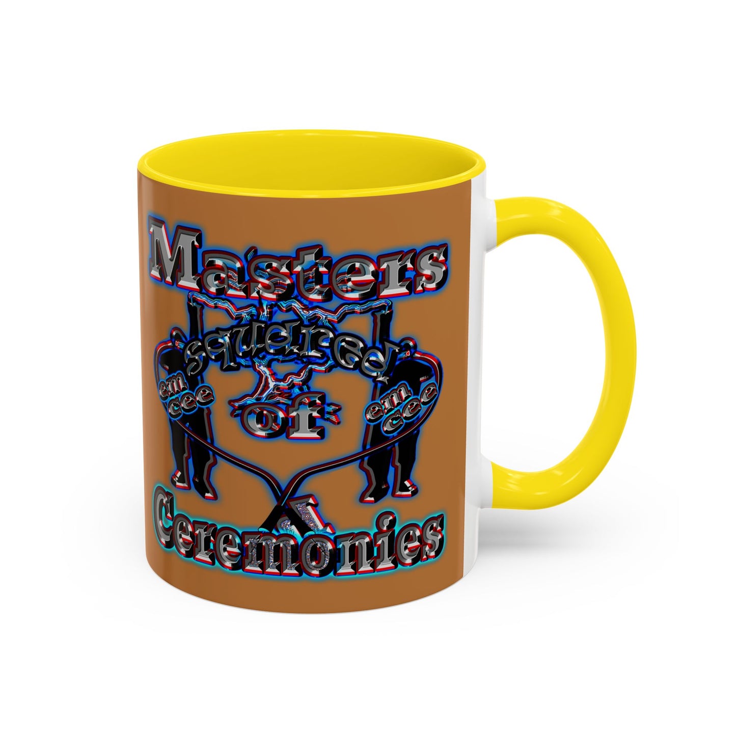 em cee squared - Accent Mug (light brown)
