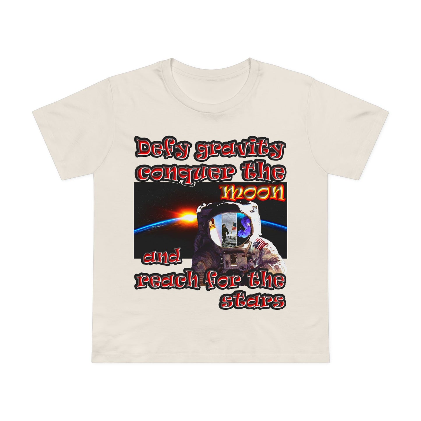 defy conquer reach - Women’s Maple Tee