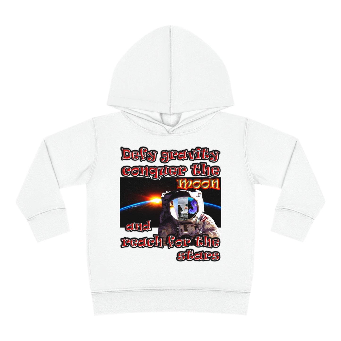 defy conquer reach - Toddler Pullover Fleece Hoodie