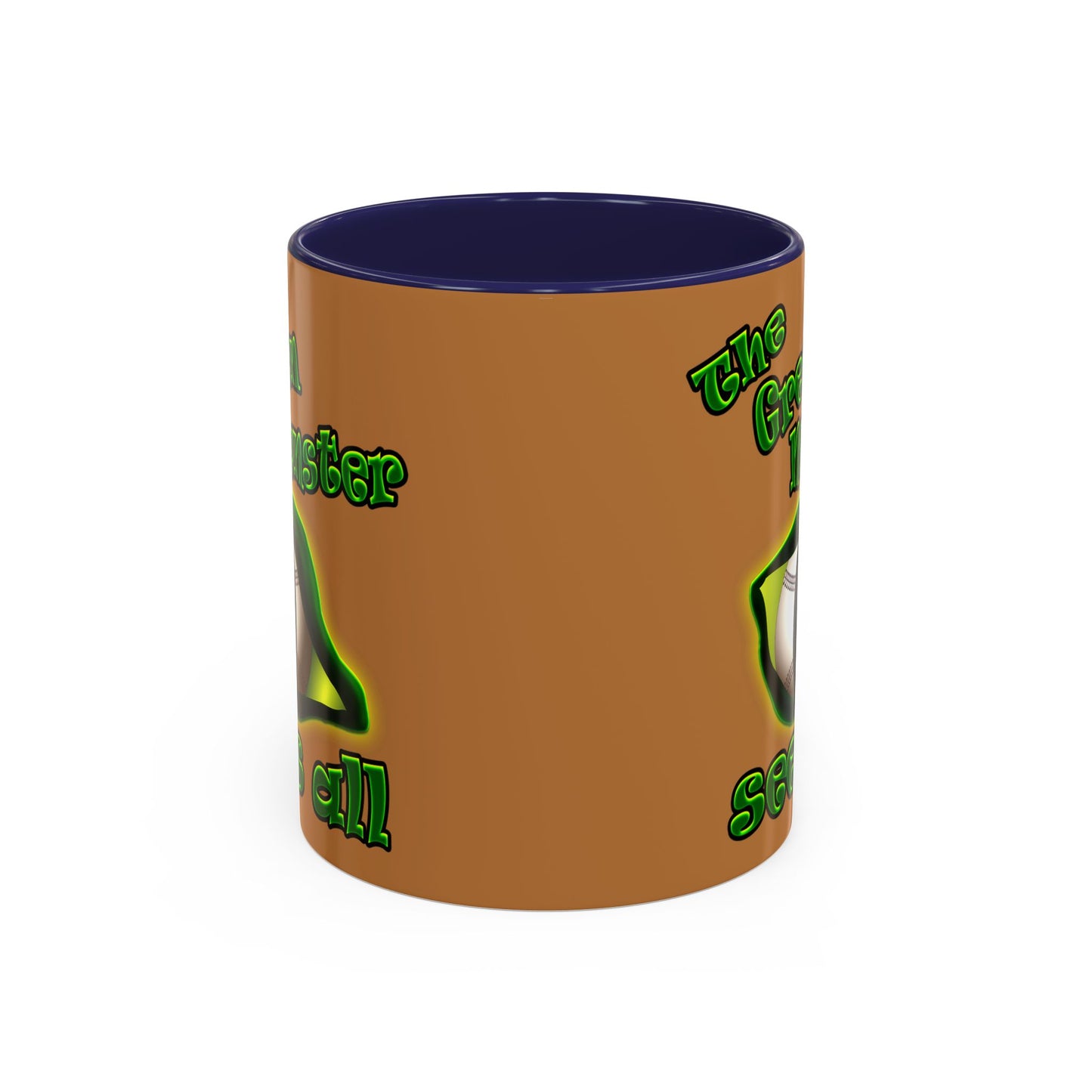 green monster - Accent Mug (light brown)