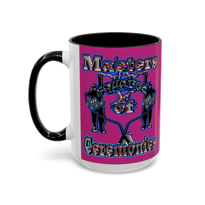em cee squared - Accent Mug (pink)