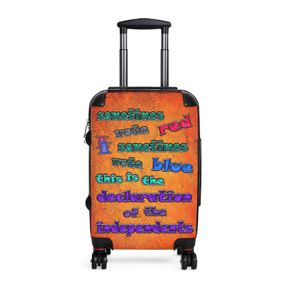 declaration of the independents - Suitcase (burnt orange)