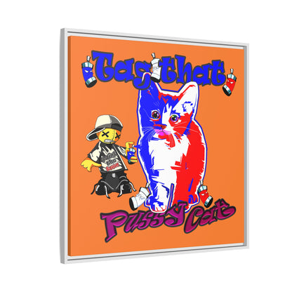 tag that - framed canvas art (crusta)