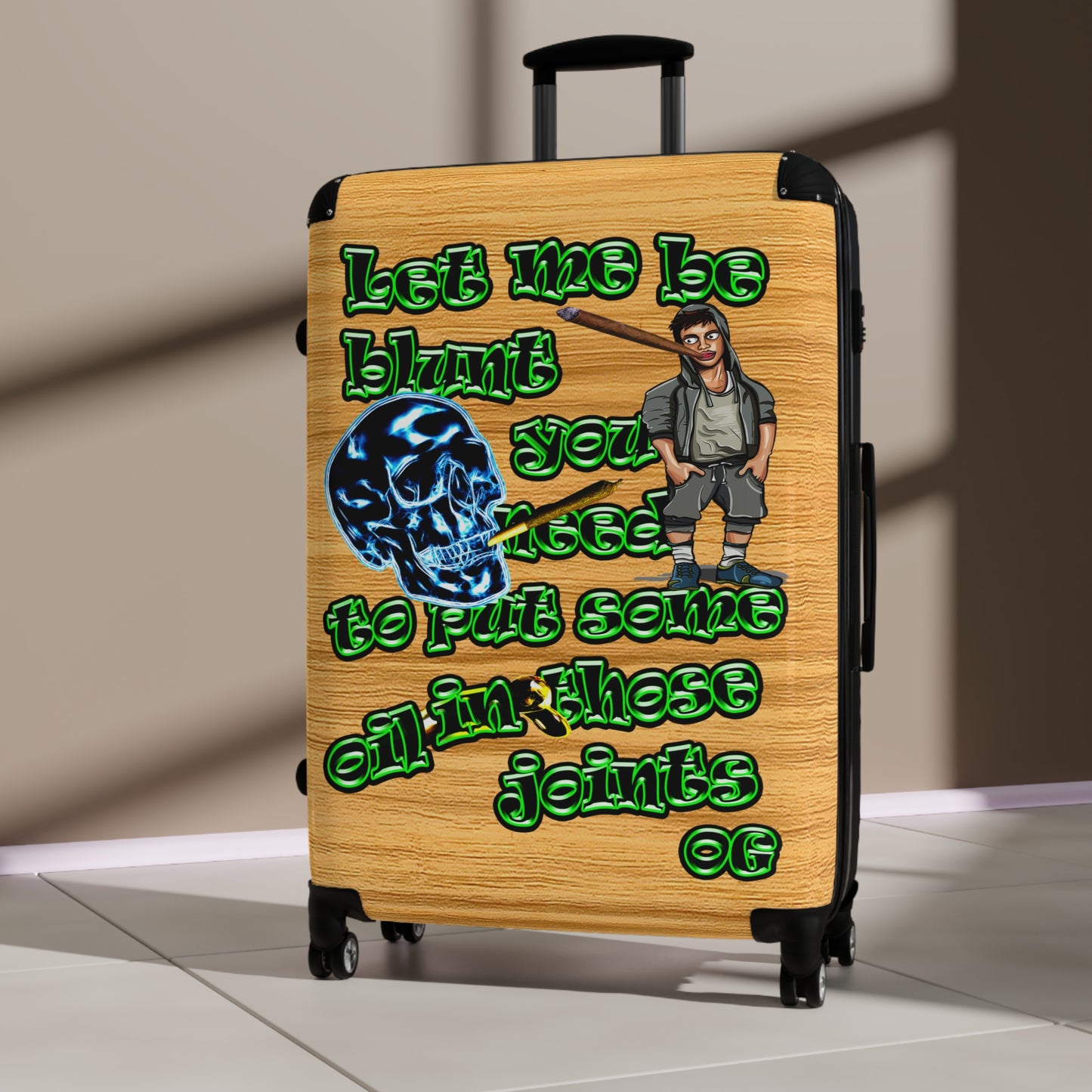 og - Suitcase (butterscotch wood finish)