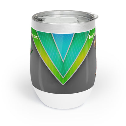 I don't care that your grey - Chill Wine Tumbler (rainbow split)