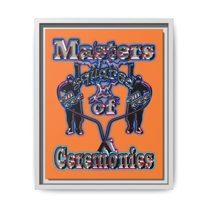 em cee squared - framed canvas art (crusta)