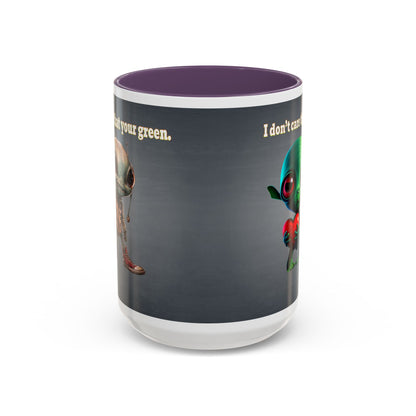 I don't care that your grey - Accent Mug (grey-light grey)